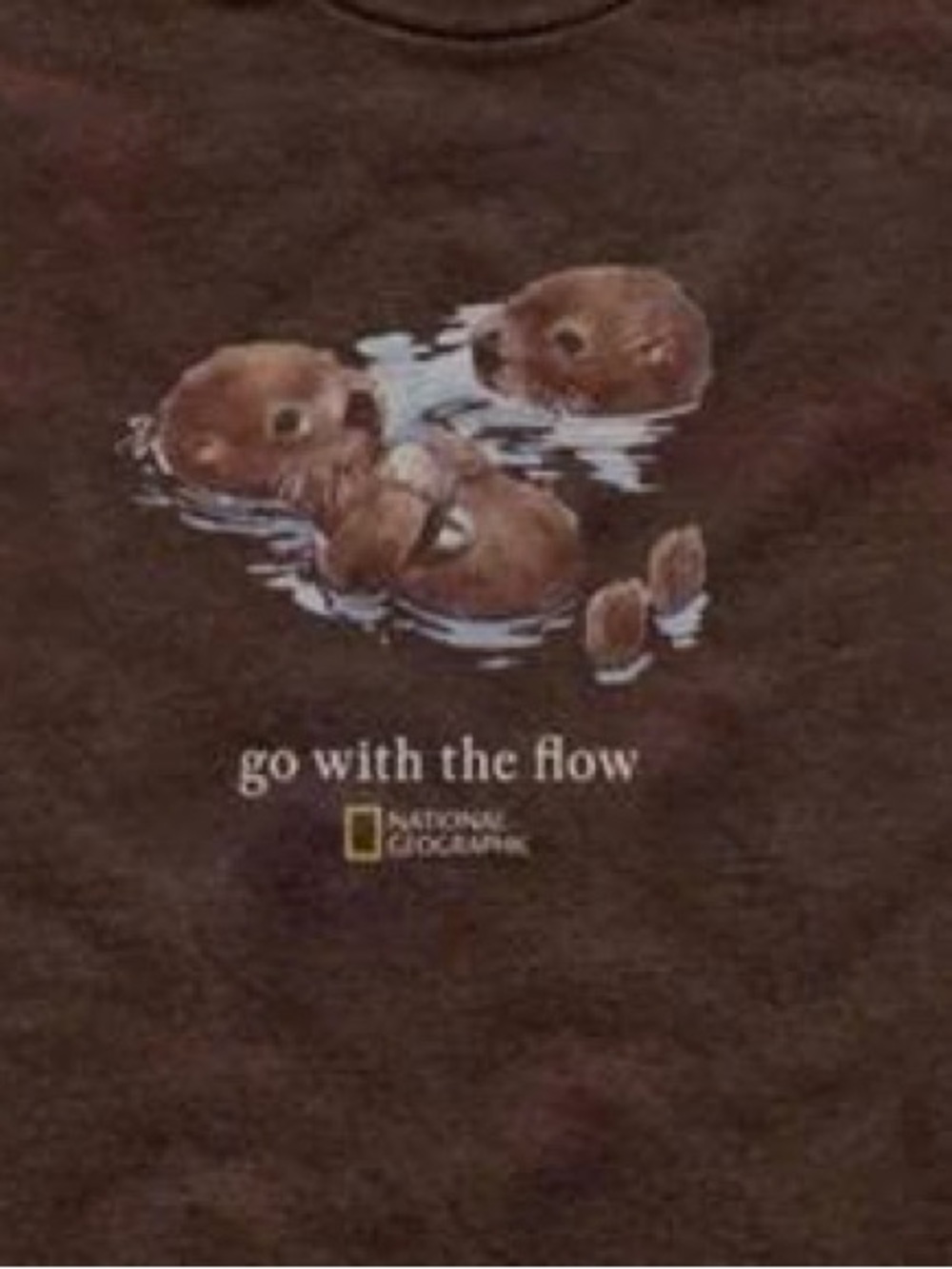 Otter 'Go With The Flow' Graphic Tee - Picture 2 of 3
